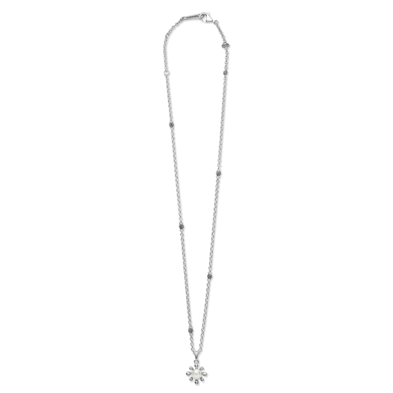 Lagos Luna Fleur Pearl Pendant Necklace