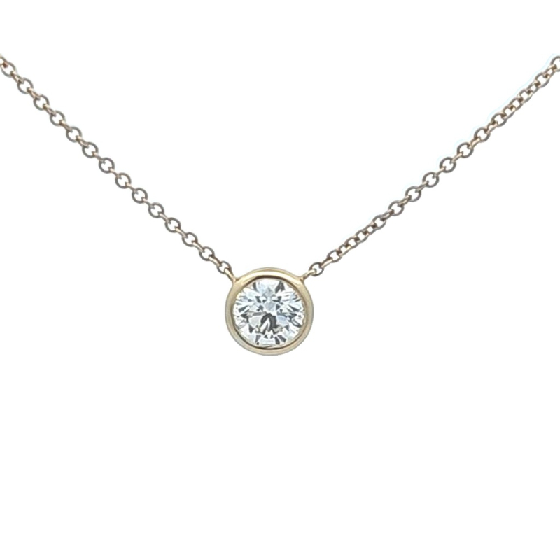 Norman Silverman 18K Yellow Gold Bezel Set Pendant