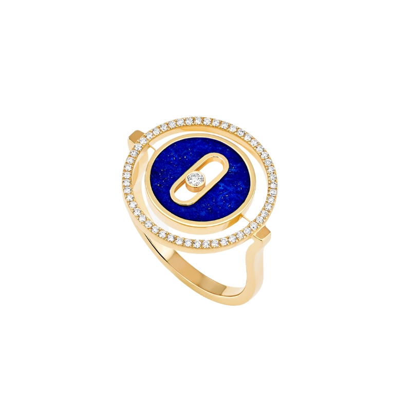 Messika 18K Yellow Gold Lucky Move Open Circle Ring