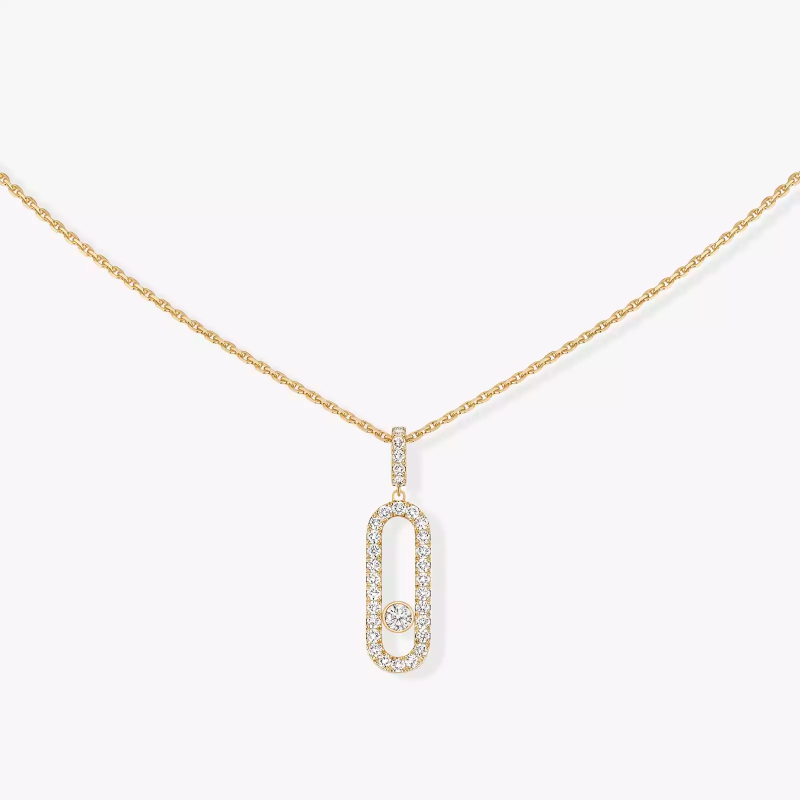 Messika Move Uno Pav&egrave;-Set Lm Diamond Necklace