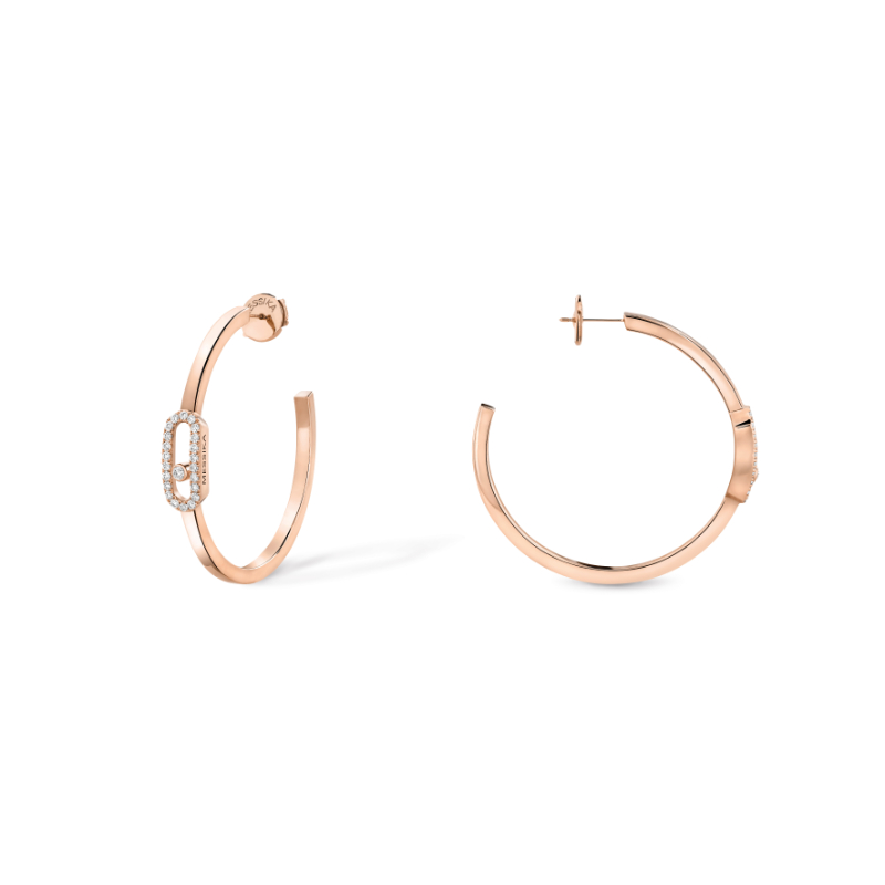 Messika Move Uno Oval Hoop Earrings