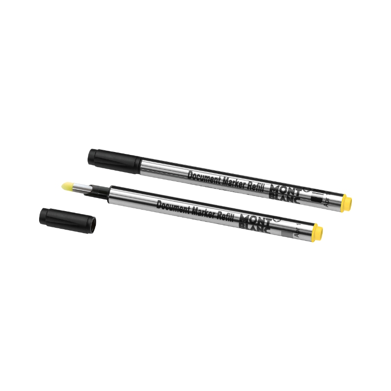 Montblanc 2 Document Marker Refills Luminous Yellow