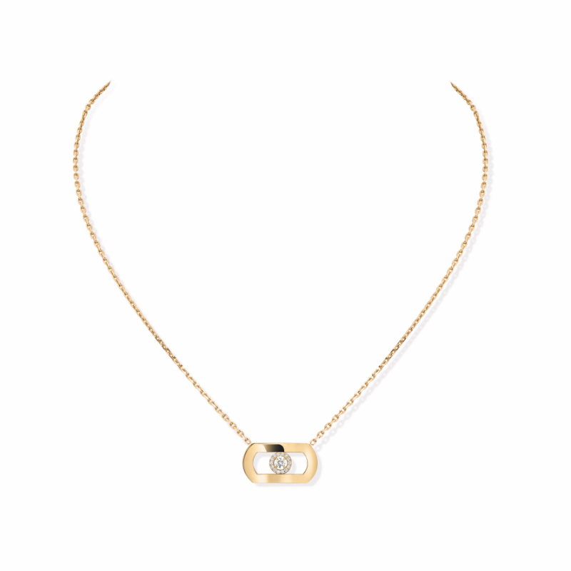 Messika 18K Yellow Gold So Move Open Pendant Necklace