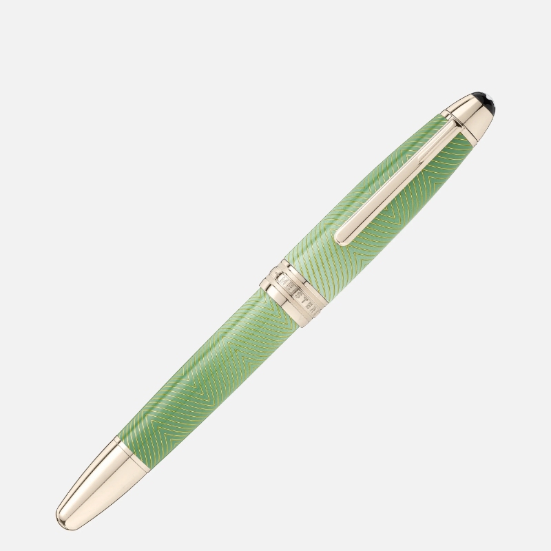 Montblanc Meisterst&uuml;ck Calligraphy Solitaire Celadon D&acute;grad&acute; Rollerball Pen.