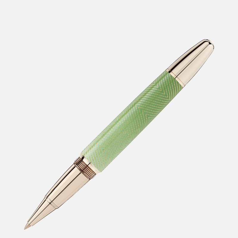 Montblanc Meisterst&uuml;ck Calligraphy Solitaire Celadon D&acute;grad&acute; Rollerball Pen.