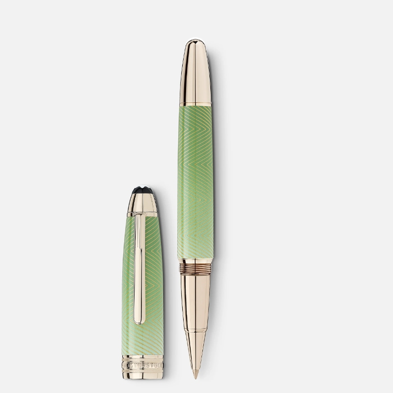 Montblanc Meisterst&uuml;ck Calligraphy Solitaire Celadon D&acute;grad&acute; Rollerball Pen.