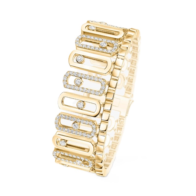 Messika Move Iconica Half Pave Bracelet