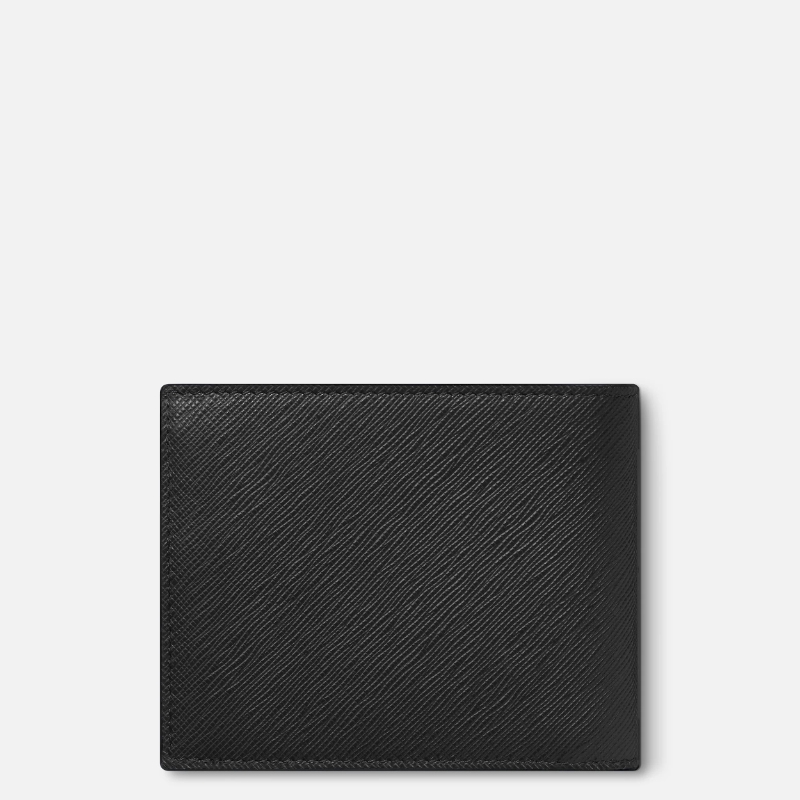 Montblanc Sartoria Black Saffiano-printed Leather Wallet