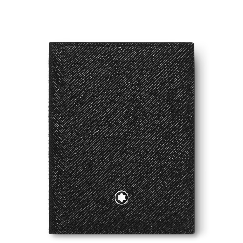 Montblanc Sartorial 80x10x105mm Black Leather Card Holder