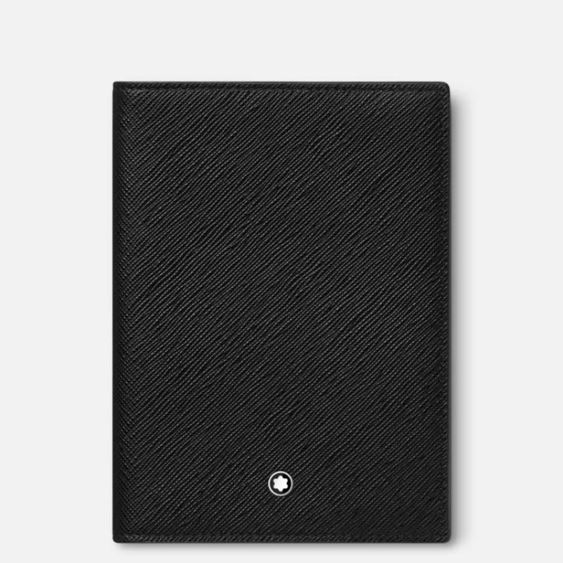 Montblanc Sartorial Black Leather Passport Holder