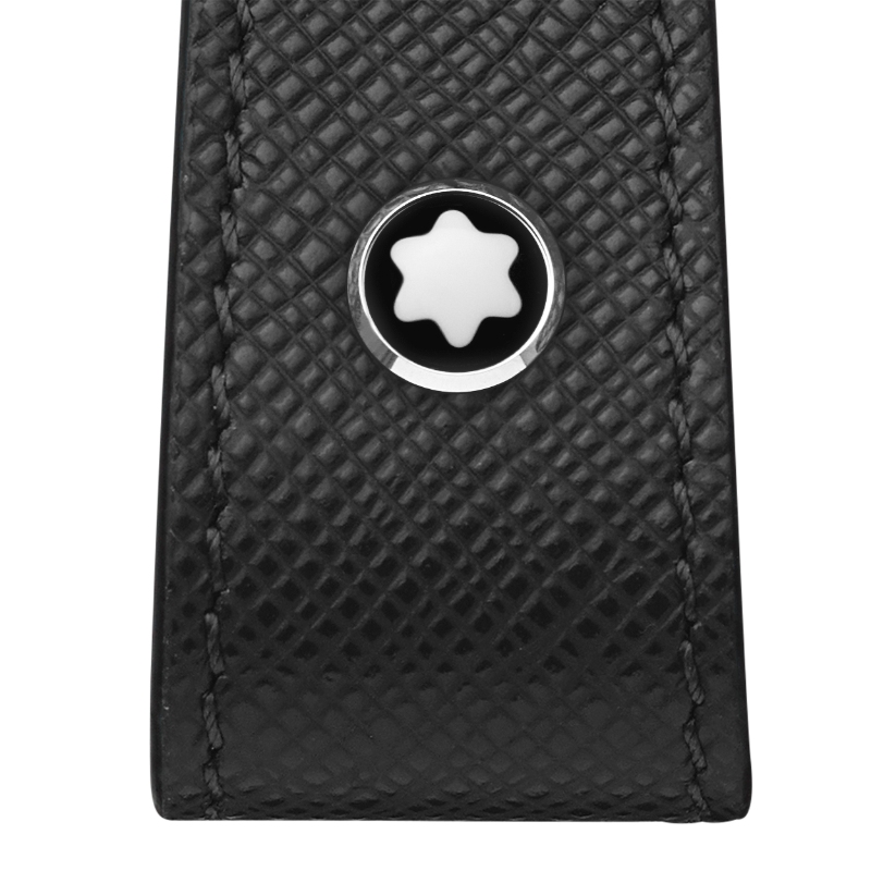 Montblanc Sartorial Black Full-Grain Loop Key Fob