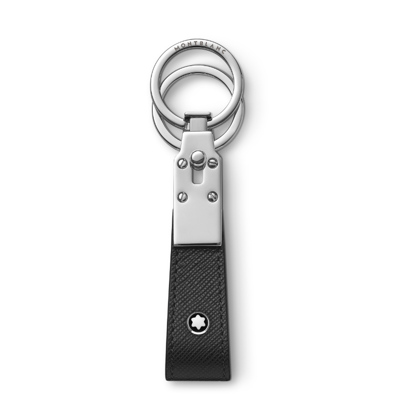 Montblanc Sartorial Black Full-Grain Loop Key Fob