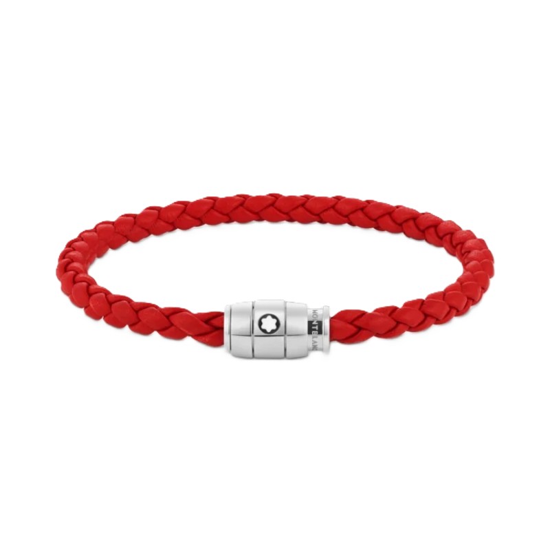 Montblanc Red Leather Bracelet