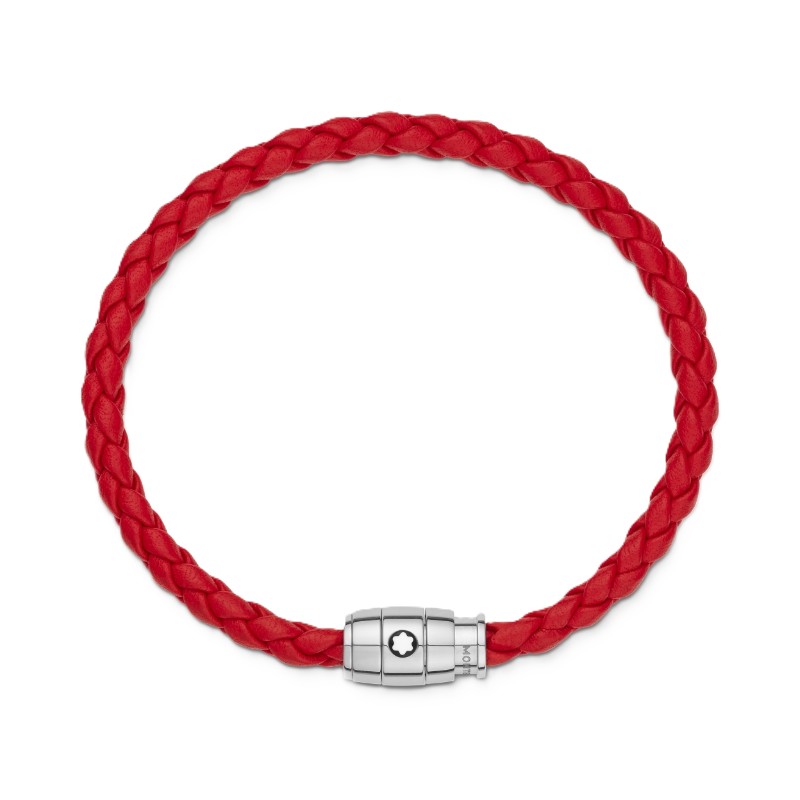 Montblanc Red Leather Bracelet