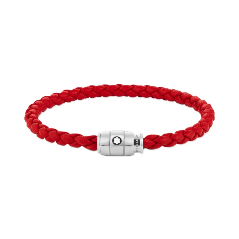 Montblanc Red Leather Bracelet