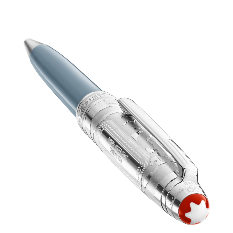 Montblanc Meisterst&uuml;ck X Olympic Heritage Chamonix 1924 Dou&acute; Classique Ballpoint Pen.