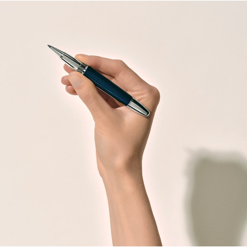 Montblanc Meisterst&uuml;ck Solitaire Blue Hour LeGrand Rollerball Pen