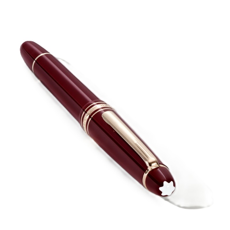 Montblanc Meisterstuck Burgundy Red Medium Fountain Pen