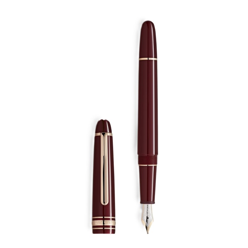 Montblanc Meisterstuck Burgundy Red Medium Fountain Pen