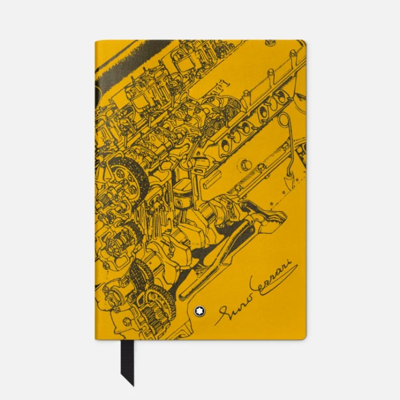 Montblanc Notebook #146 small, Great Characters Enzo Ferrari, Modena Yellow - Lined