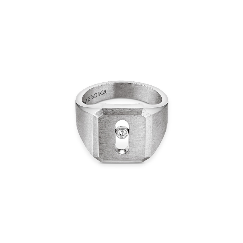 Messika Move Titanium Signet Ring