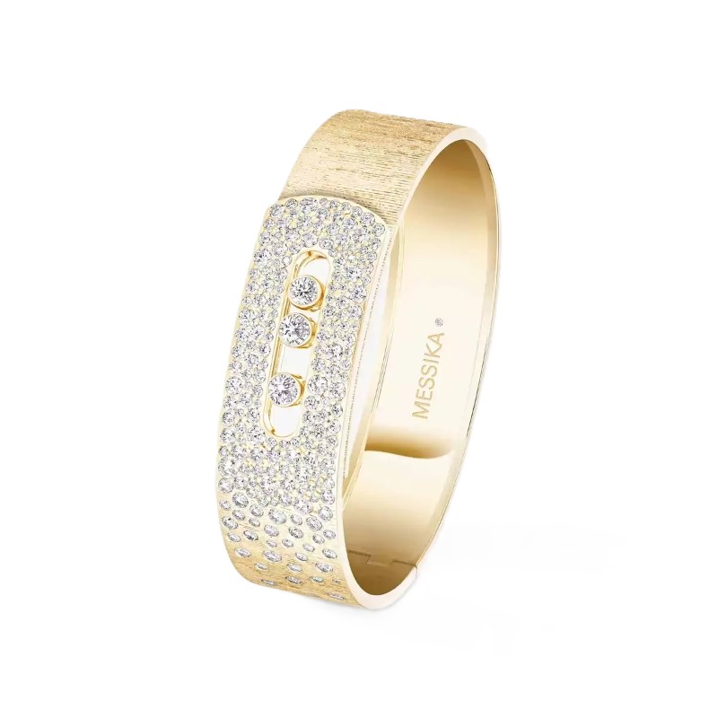 Messika Move Noa Chiseled Pav&eacute; Cuff Bracelet