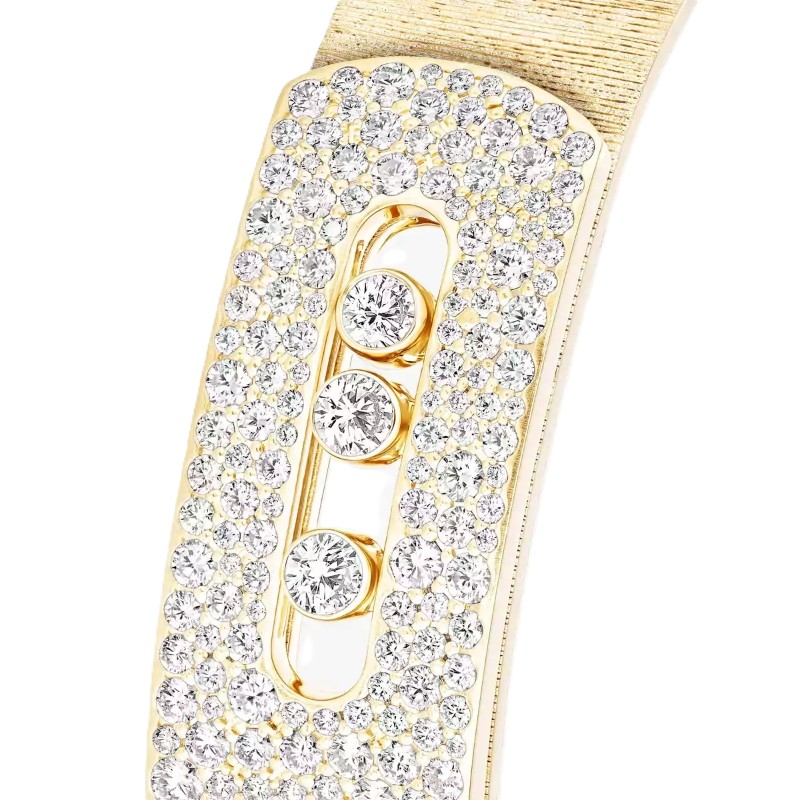 Messika Move Noa Chiseled Pav&eacute; Cuff Bracelet
