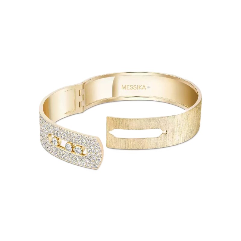 Messika Move Noa Chiseled Pav&eacute; Cuff Bracelet