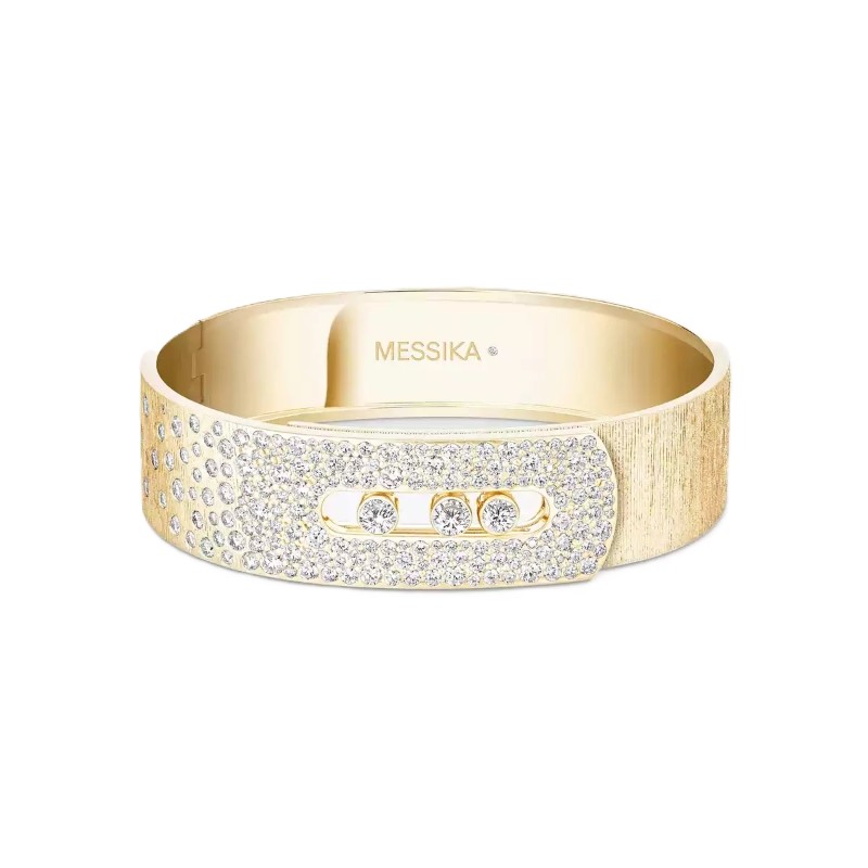 Messika Move Noa Chiseled Pav&eacute; Cuff Bracelet