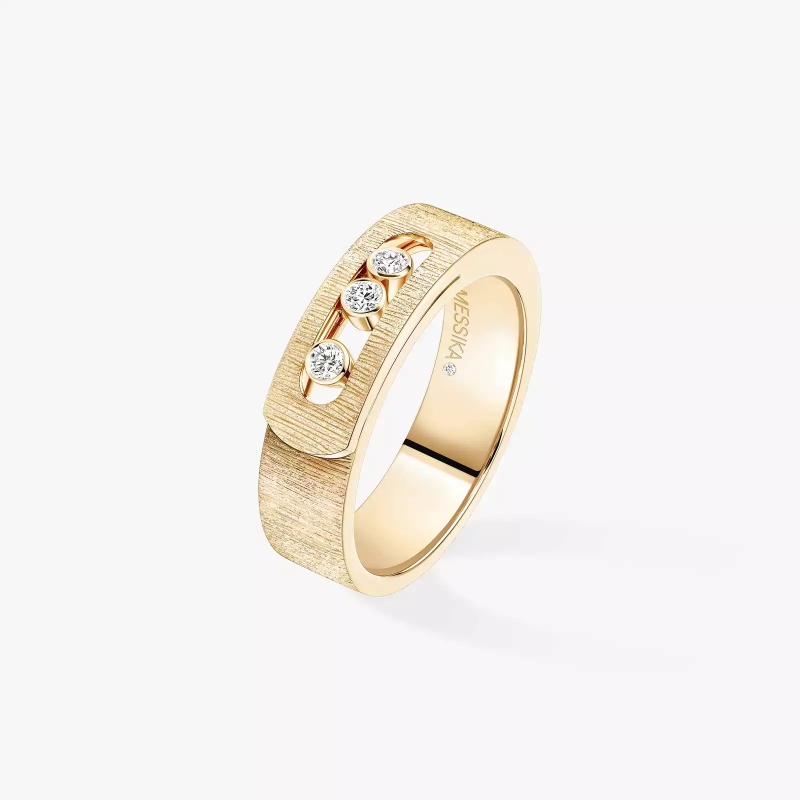 Messika Move Noa Cisele 18K Yellow Gold Ring