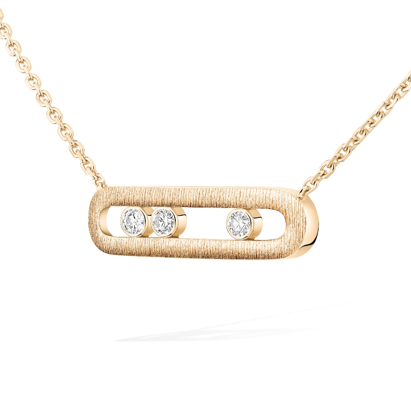 Messika Move Classique Cisele 18K Yellow Gold Necklace