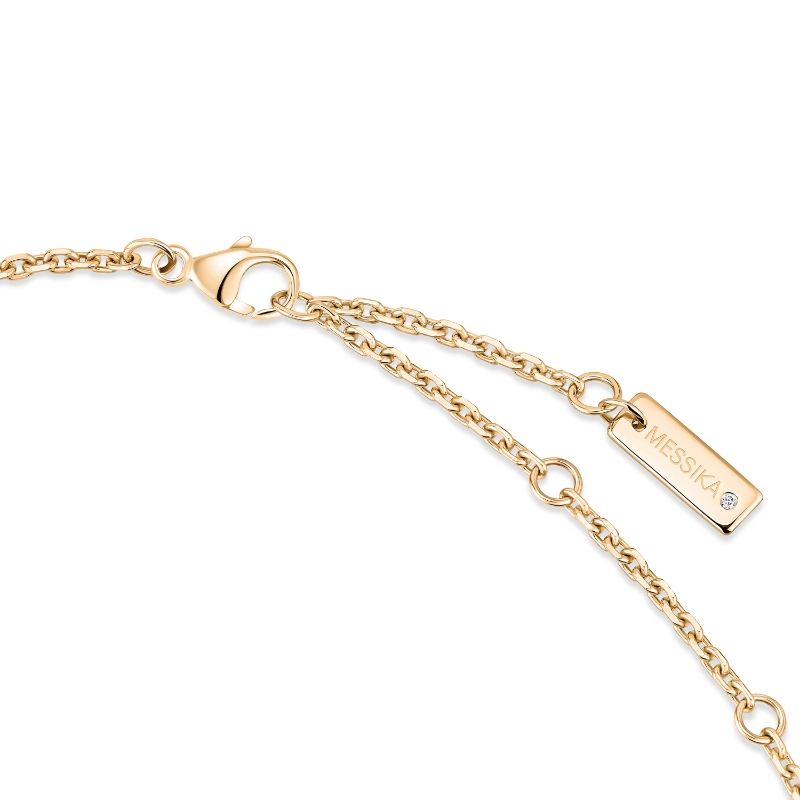 Messika Move Classique Cisele 18K Yellow Gold Necklace