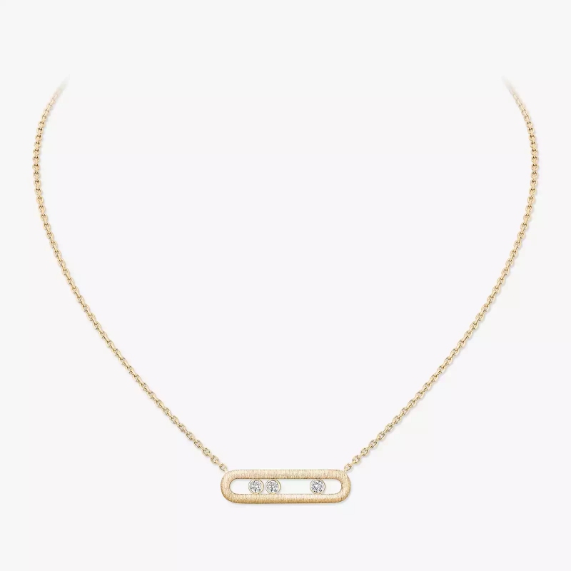Messika Move Classique Cisele 18K Yellow Gold Necklace