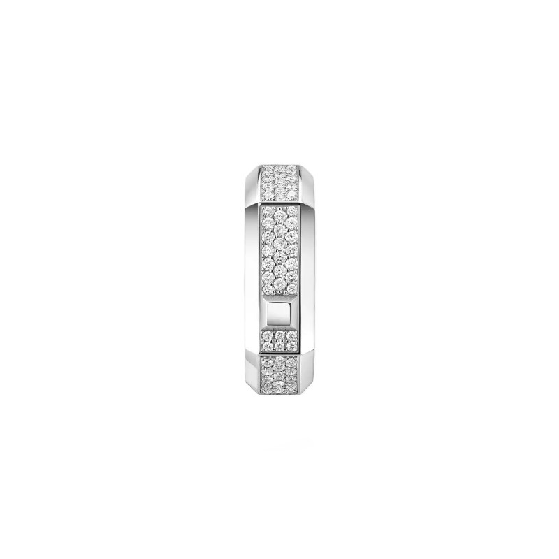 Messika Moderniste Mm Pave-Set Hoop Earrings