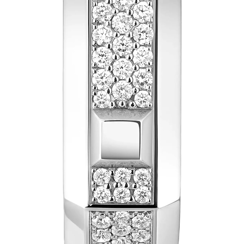 Messika Moderniste Mm Pave-Set Hoop Earrings