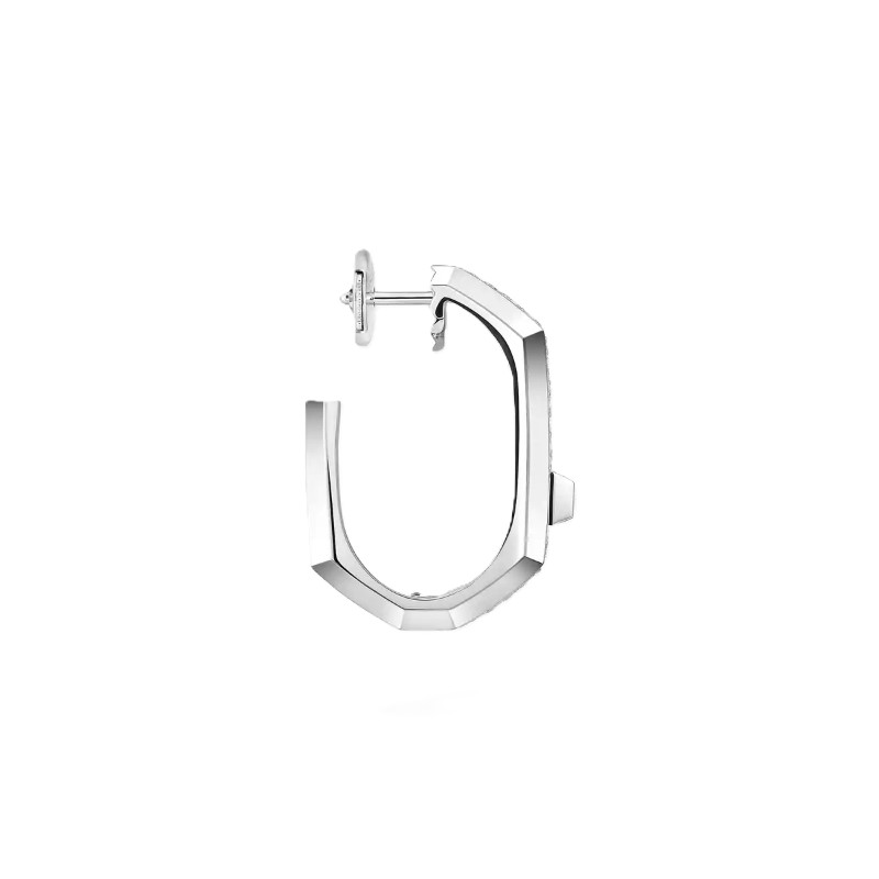 Messika Moderniste Mm Pave-Set Hoop Earrings