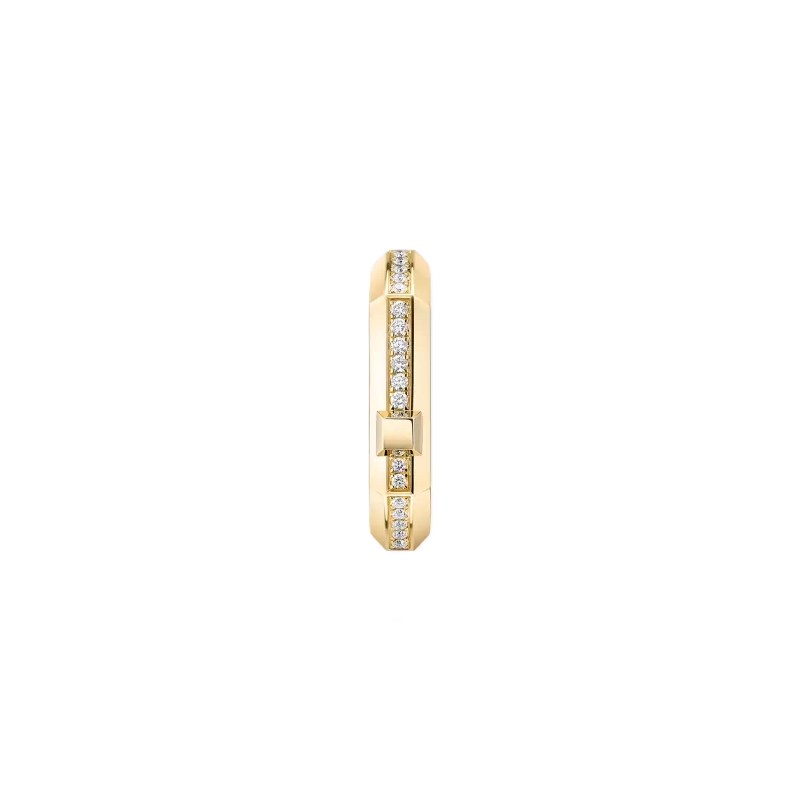 Messika Moderniste Sm Pave-Set Hoop Earrings