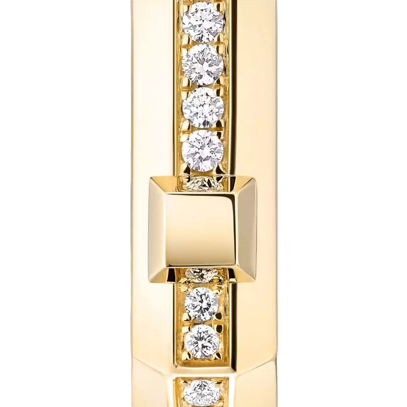 Messika Moderniste Sm Pave-Set Hoop Earrings