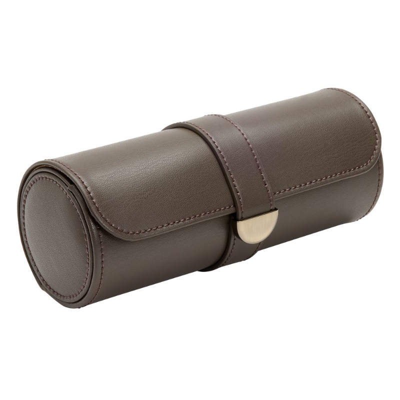 Wolf Earth Coffee Triple Watch Roll