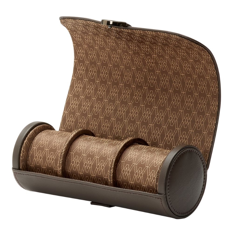 Wolf Earth Coffee Triple Watch Roll