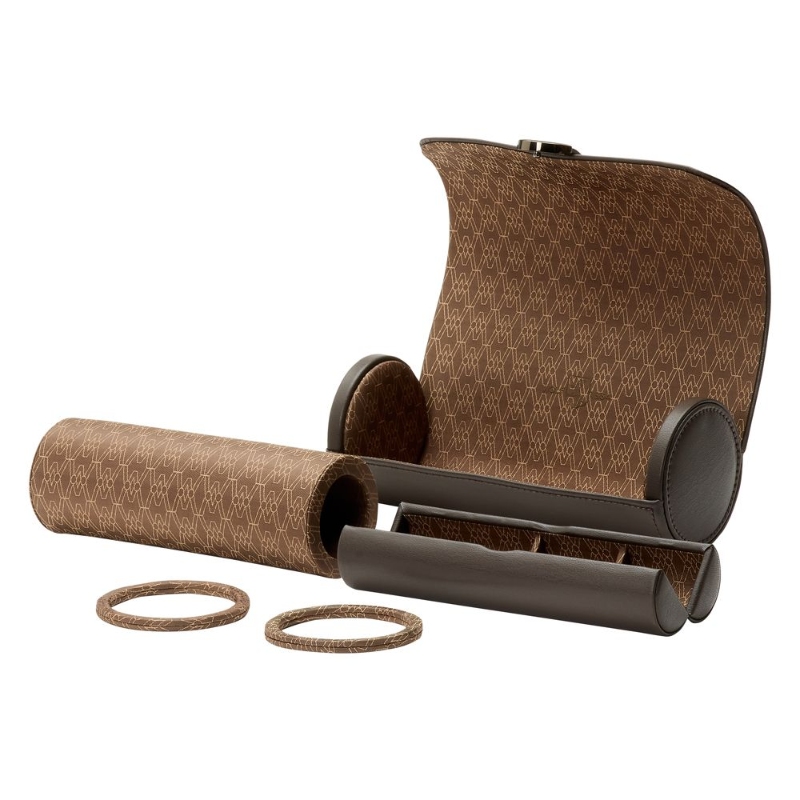 Wolf Earth Coffee Triple Watch Roll