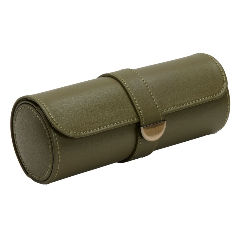 Wolf 1834 Earth Olive Triple Watch Roll