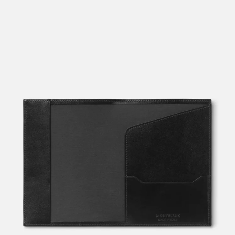Montblanc Meisterst&uuml;ck Black Calf-skin Leather Passport Holder