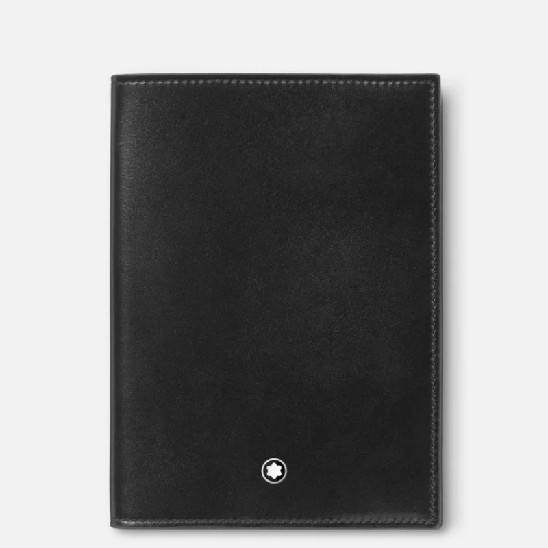 Montblanc Meisterstück Black Calf-skin Leather Passport Holder
