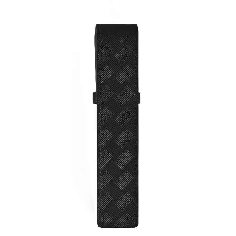 Montblanc Extreme 3.0 1 Pen Pouch In Black Full-Grain Leather