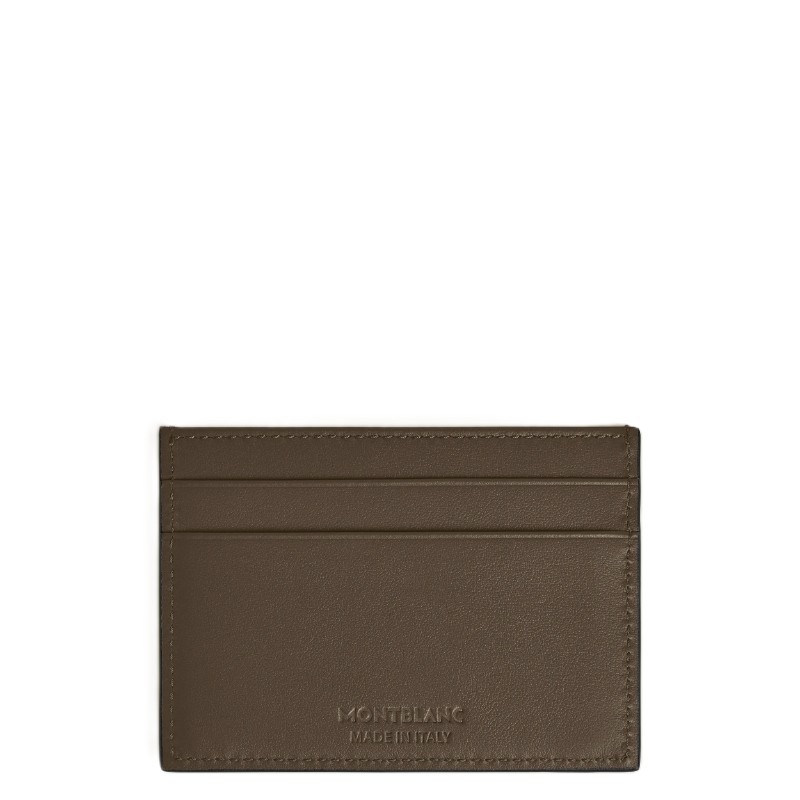 Montblanc Extreme 3.0 5X110X75Mm Noisette Leather Card Holder With 5 Credit Card Slots