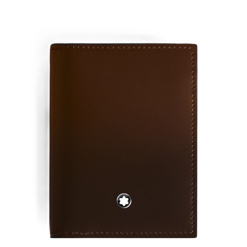 Montblanc Meisterstuck Sfumato Brown Leather Bifold Card Holder