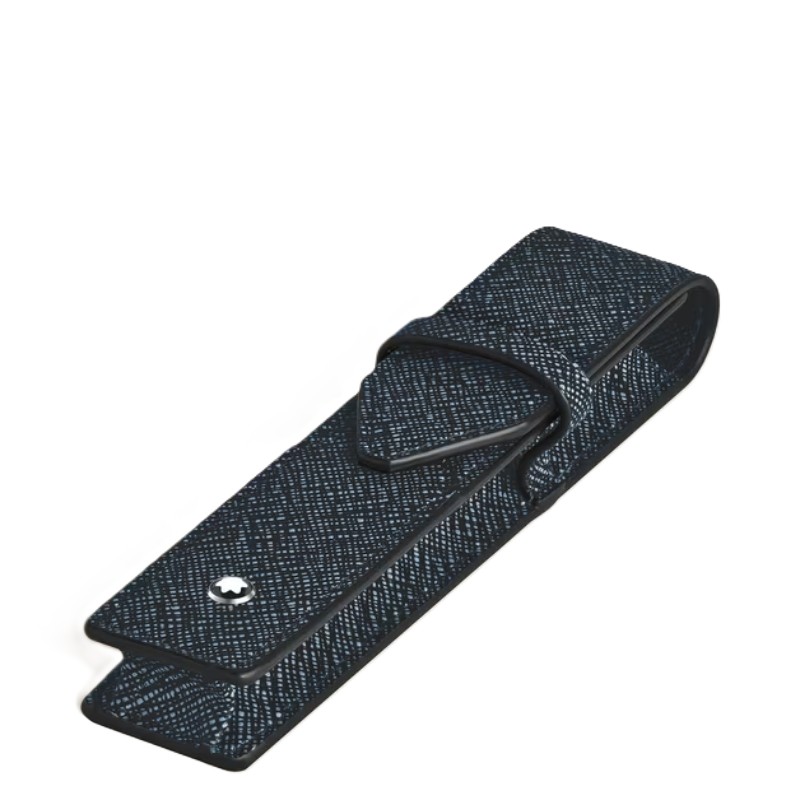 Montblanc Sartorial Tweed Blue 1 Pen Pouch