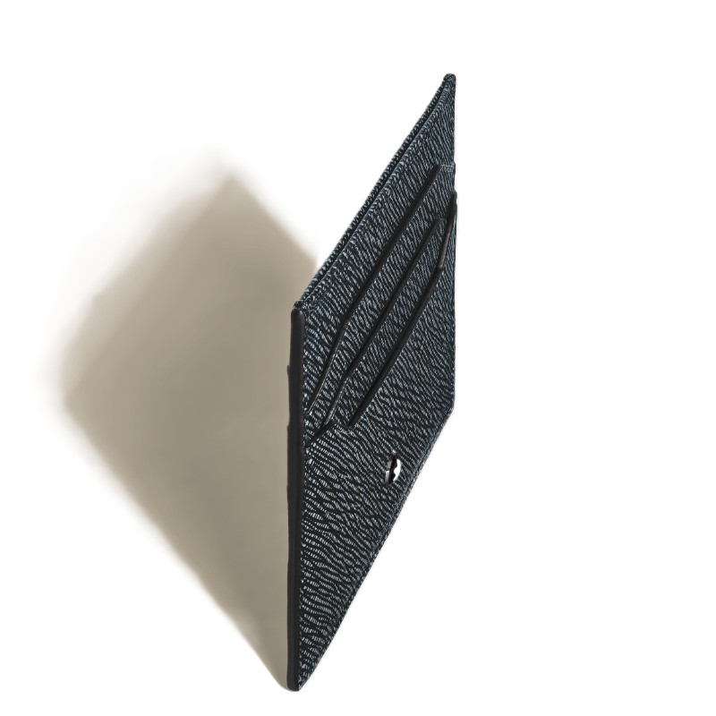 Montblanc Sartorial Tweed Blue Card Holder