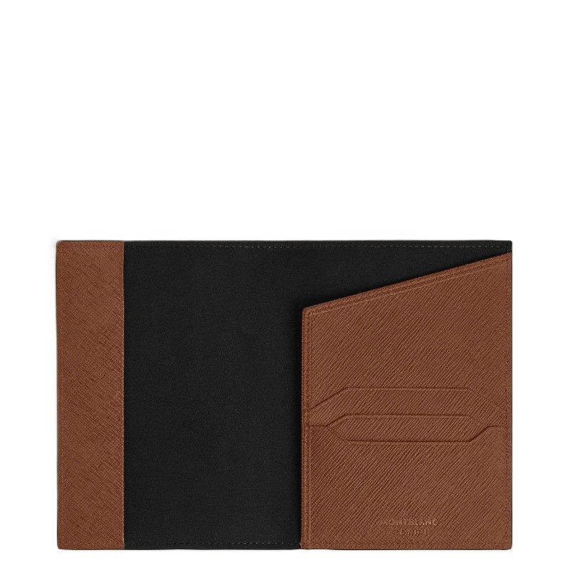 Montblanc Sartorial Fauve Leather Passport Holder